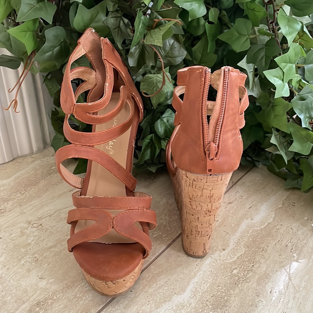 Beige Wedges